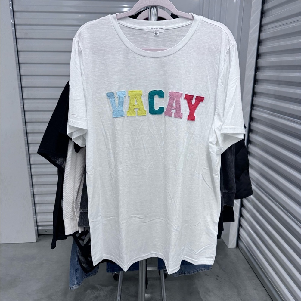 Chic Soul | Vacay Tee | size 3X